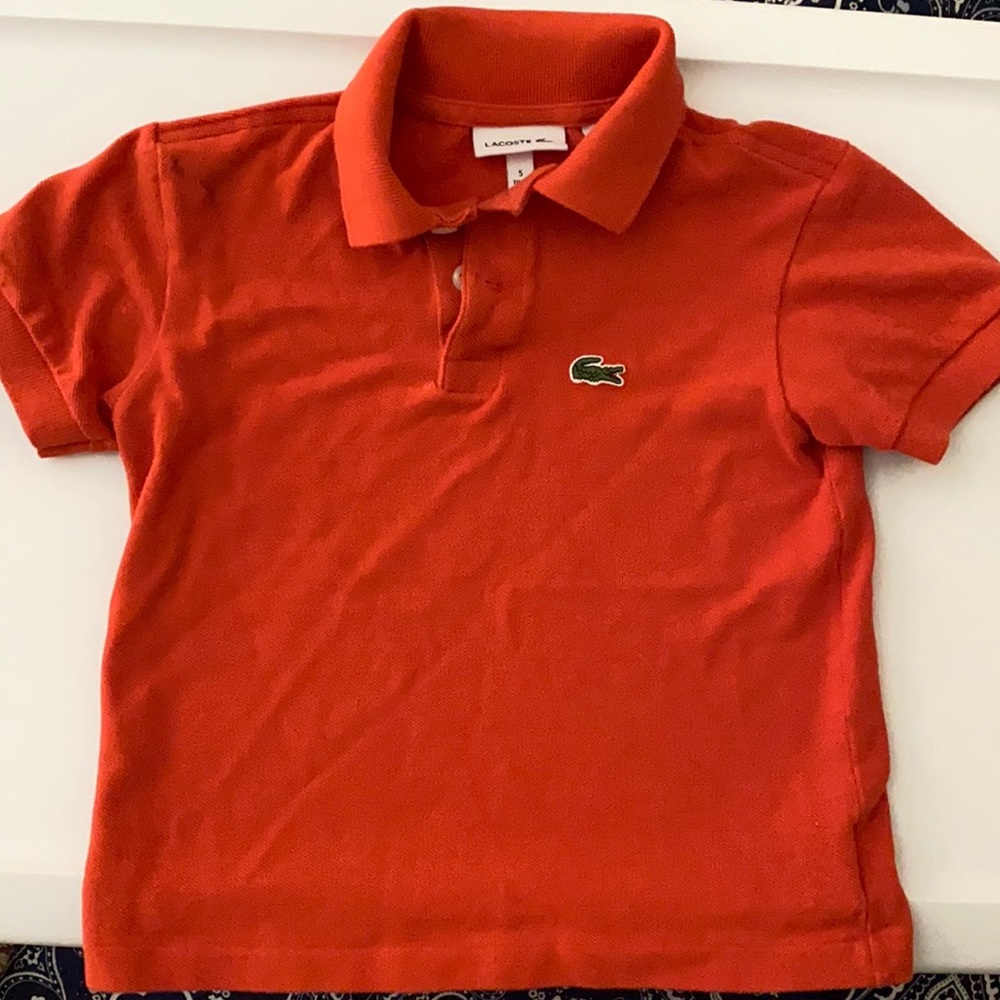 Little boy Lacoste shirt- size 5T